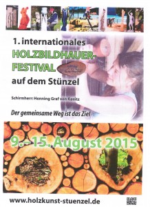 Plakat Holzbildhauerfestival
